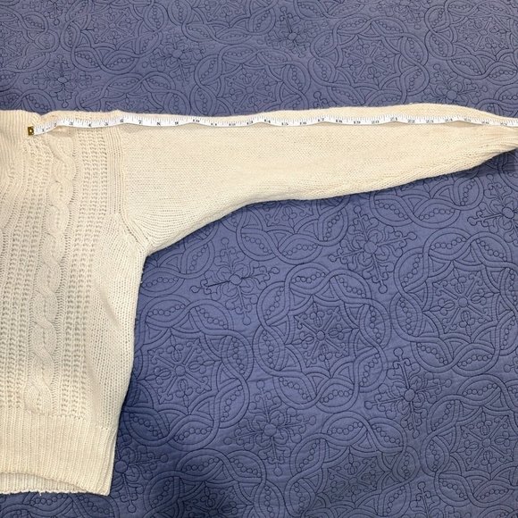 Michelle Stuart Vintage Lambwool Angora Rabbit Hair Button Sweater Womens Medium - Picture 7 of 8